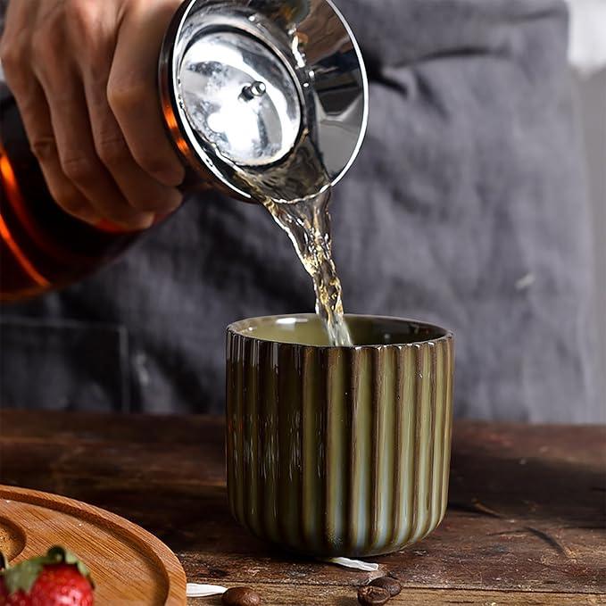 Japanese Style Ceramic Tea Cup‚ Green