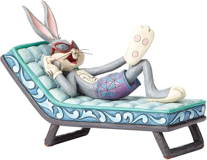 Looney Tunes Jim Shore Bugs Bunny Lounger Figurine