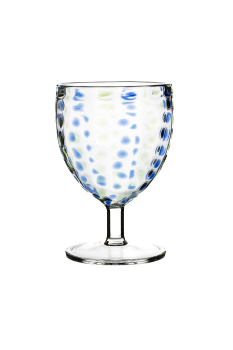 Shoeless Joe Spotty Dotty Wine Glass