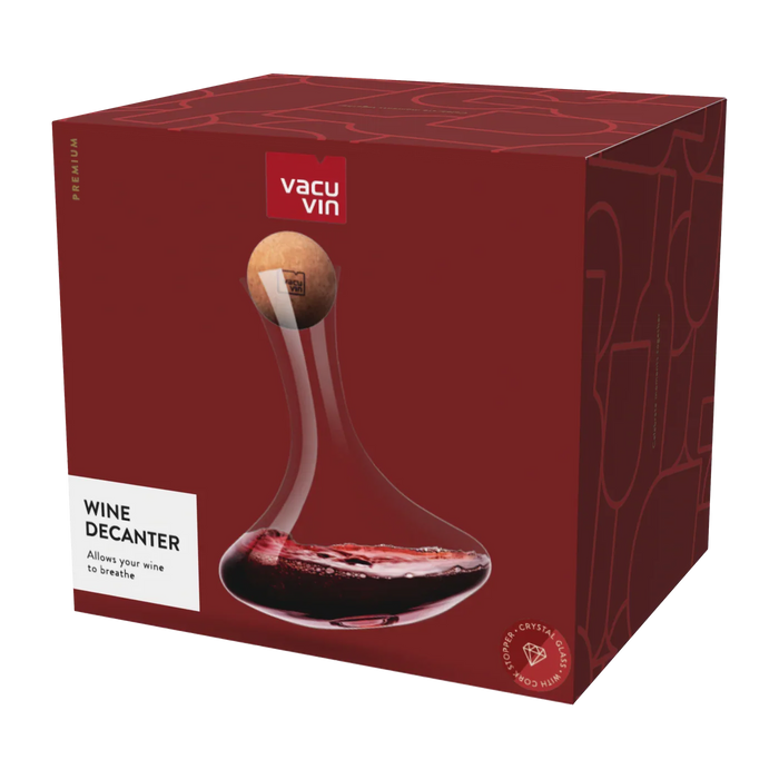 Vacu Vin Crystal Glass Wine Decanter