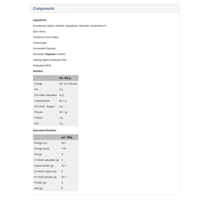 Wrigley's Extra Peppermint Chewing Gum (30x10 Pack)