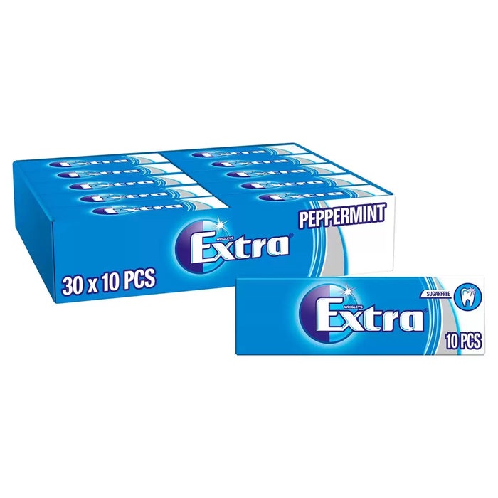 Wrigley's Extra Peppermint Chewing Gum (30x10 Pack)