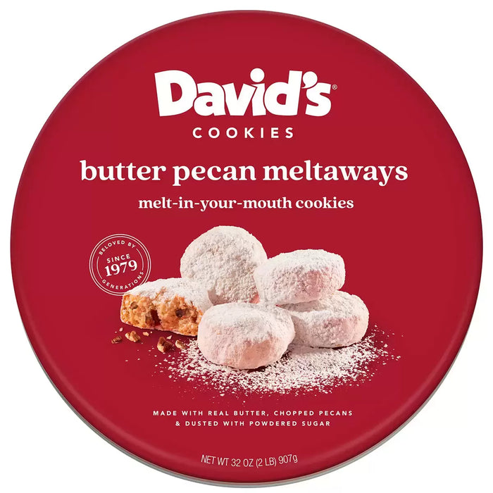 David's Cookies Butter Pecan Meltaways (907g)
