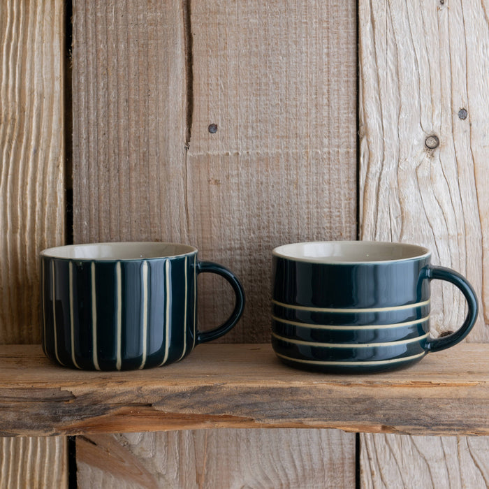 Kindred  Vervain Mug - Sea Green - Large (Set of 2)