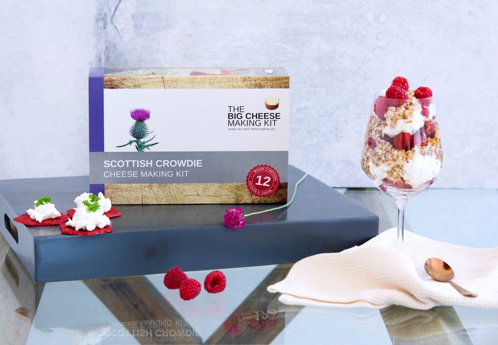 Scottish Crowdie Cheese Making Kit -  Foodie Gift Vegetarian