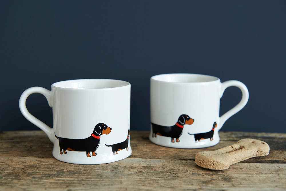 Sweet William Mischievous Mutts Dog Mug - Dachshund / Sausage Dog