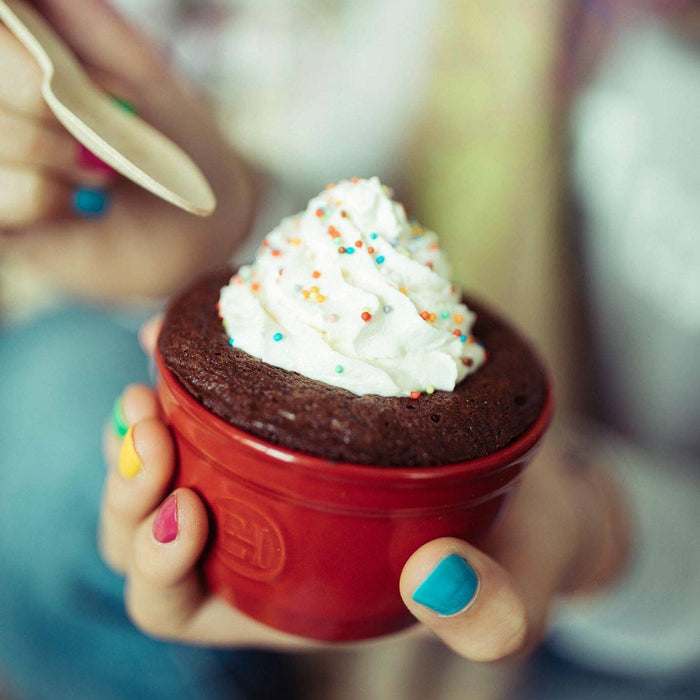 Emile Henry 2 Ramekins Set No.9 - Burgundy (9cm)