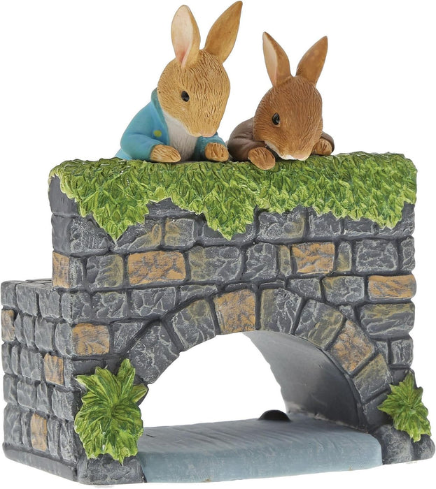 Beatrix Potter Peter & Benjamin On The Bridge Figurine