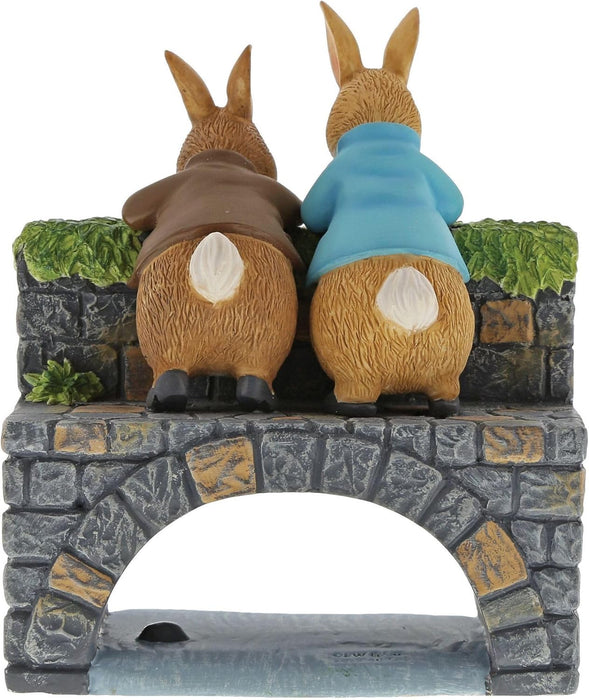 Beatrix Potter Peter & Benjamin On The Bridge Figurine