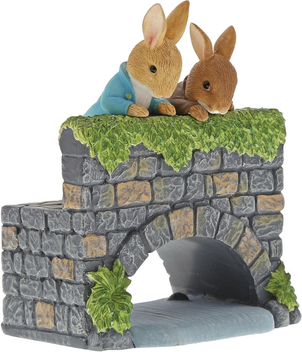 Beatrix Potter Peter & Benjamin On The Bridge Figurine