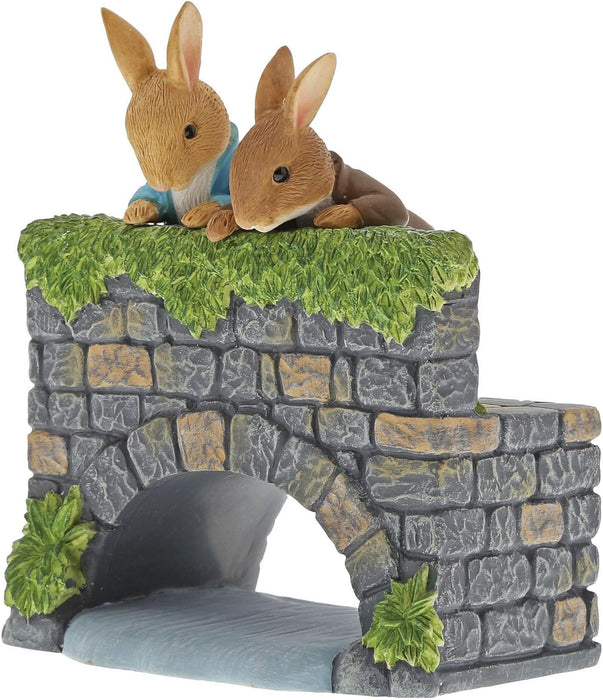 Beatrix Potter Peter & Benjamin On The Bridge Figurine