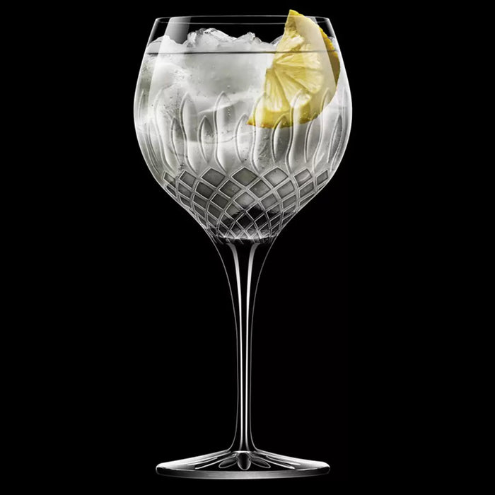 Luigi Bormioli Diamante Crystal Gin Glasses - 650ml (Set of 8)