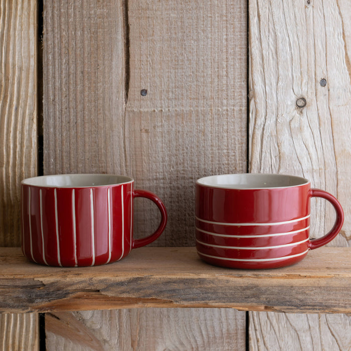 Kindred Vervain Mug - Earth Red - Large (Set of 2)