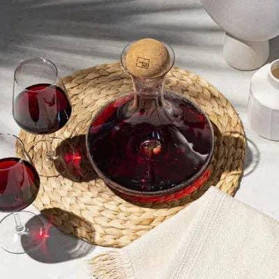 Vacu Vin Crystal Glass Wine Decanter