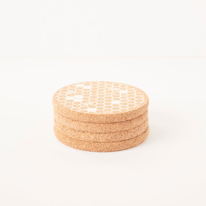 Liga Cork Coaster - HoneyComb
