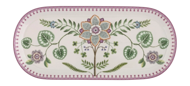 Pip Studio Cake Tray Lily & Lotus Off White (33cm)