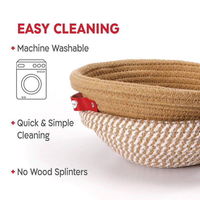 KneadAce Round Cotton Rope Proofing Baskets Set