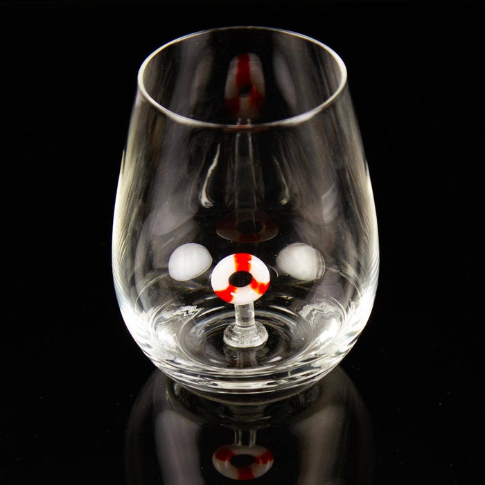 Tumbler with Miniature Glass Lifering