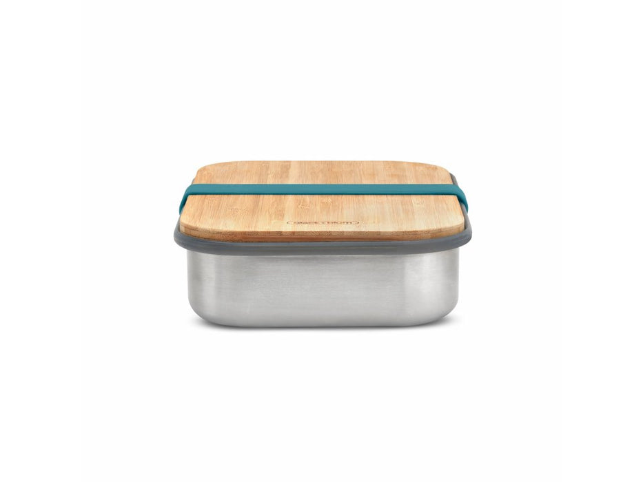 Black+Blum Stainless Steel Sandwich Box with Bamboo Lid (900ml) - Assorted