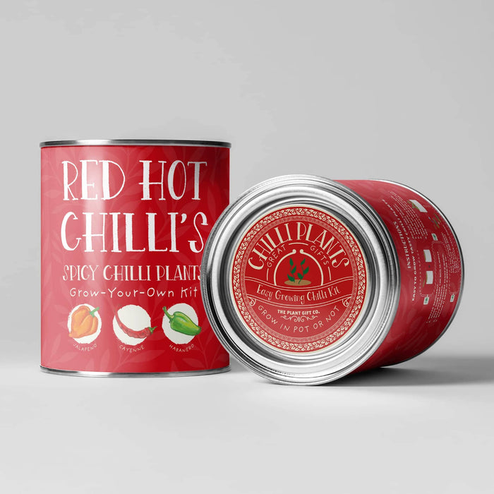 The Plant Gift Co. Red Hot Chilli's. Eco Grow Your Chilli Plant Kit