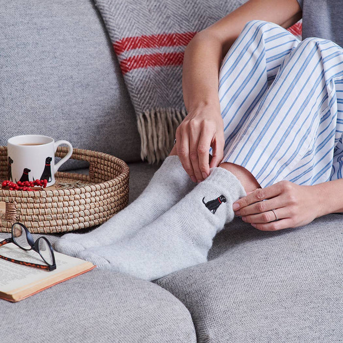 Sweet William Dog Walking socks - Black Labrador