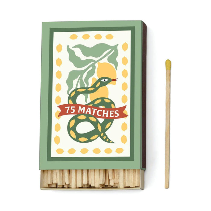 Paddywax A Dopo Box of 75 Long Matches - Snake