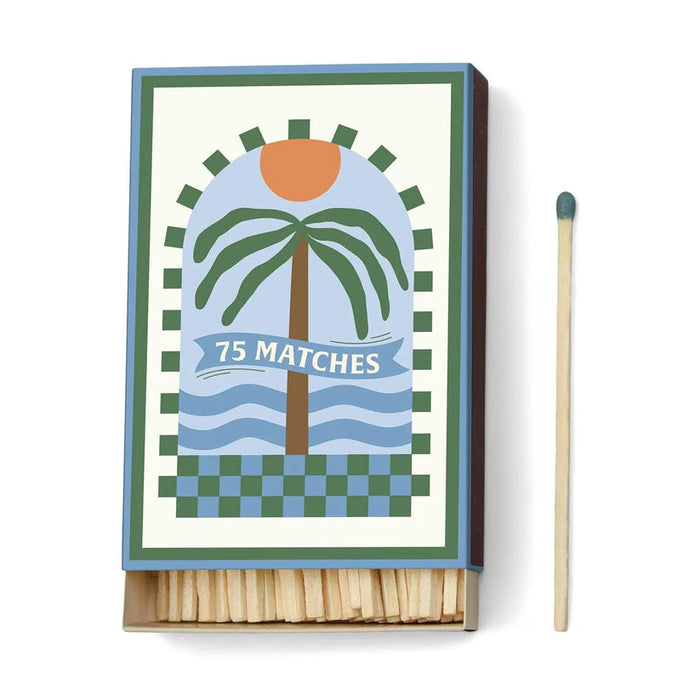 Paddywax A Dopo Box of 75 Long Matches - Palm Tree