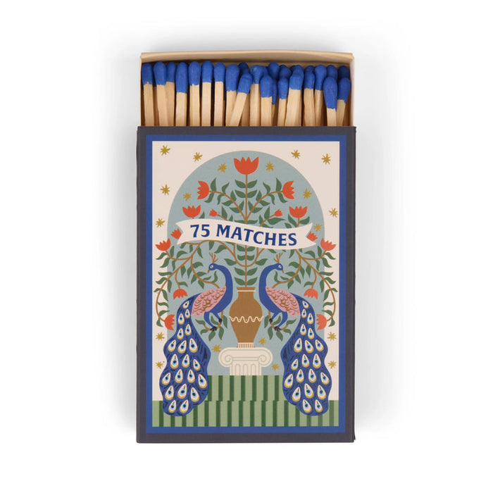 Paddywax A Dopo Box of 75 Long Matches - Peacock