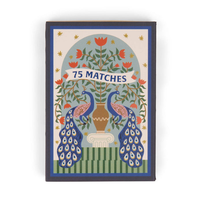 Paddywax A Dopo Box of 75 Long Matches - Peacock