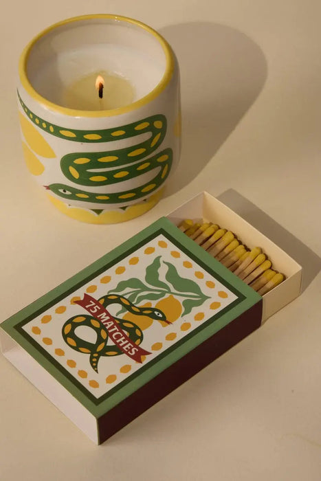 Paddywax A Dopo Box of 75 Long Matches - Snake