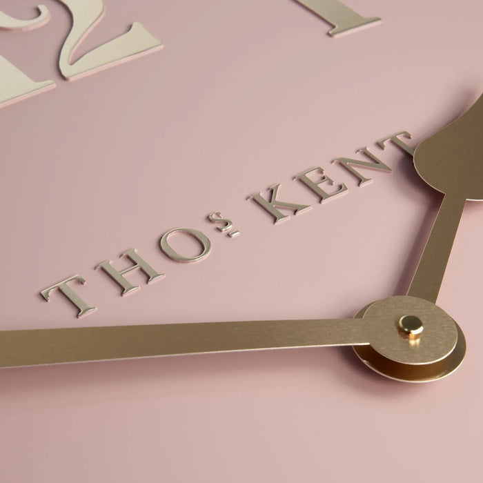 Thomas Kent Arabic Wall Clock - Blush Pink - 30cm