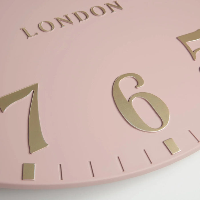 Thomas Kent Arabic Wall Clock - Blush Pink - 30cm