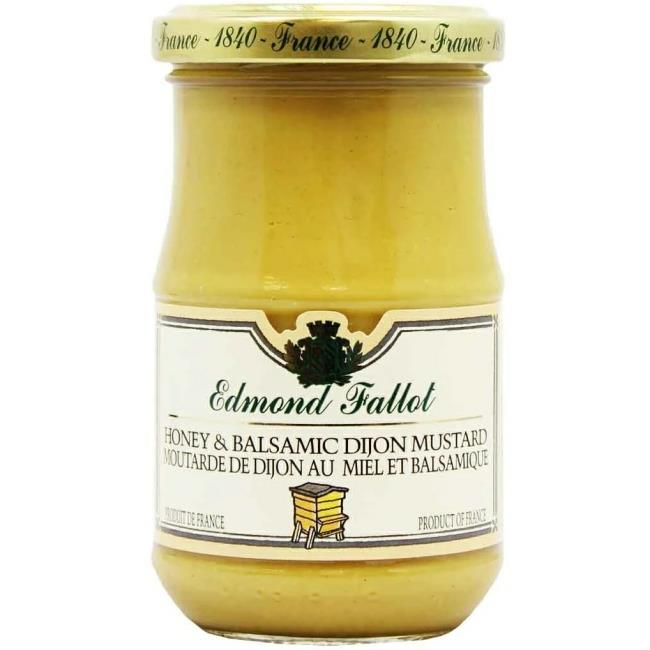 Edmond Fallot Dijon Mustard with Honey and Balsamic Vinegar (210g)
