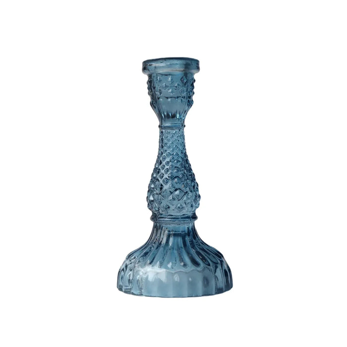 Casa_Verde_Tilda_Glass_Candlestick_Ink_Blue_Cutout