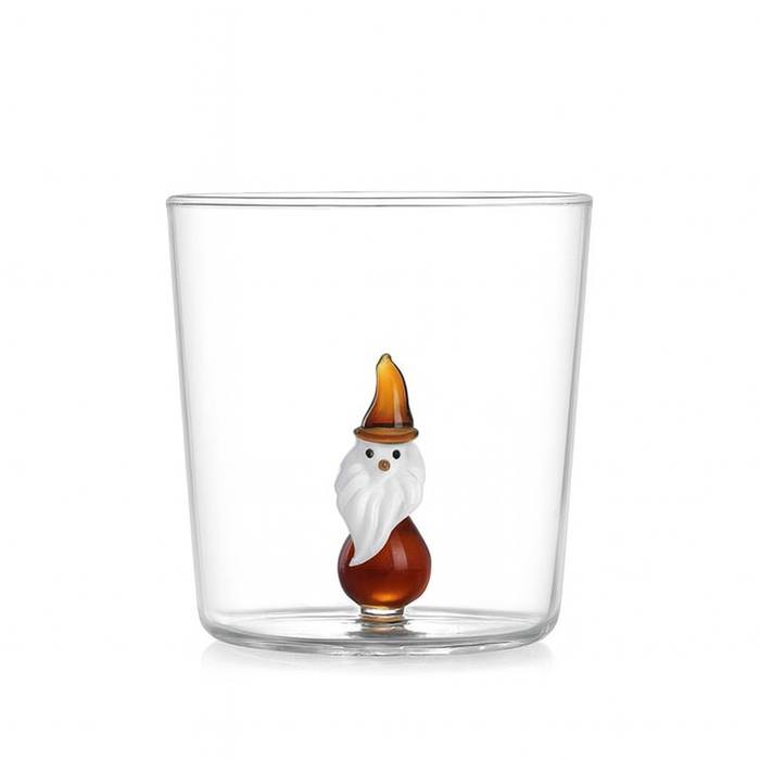 Creative Christmas Glass Cups - Santa