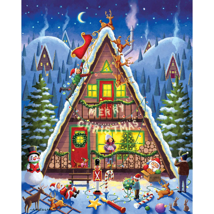 Boardwalk 1000 Piece Jigsaw Puzzle - Christmas Cabin