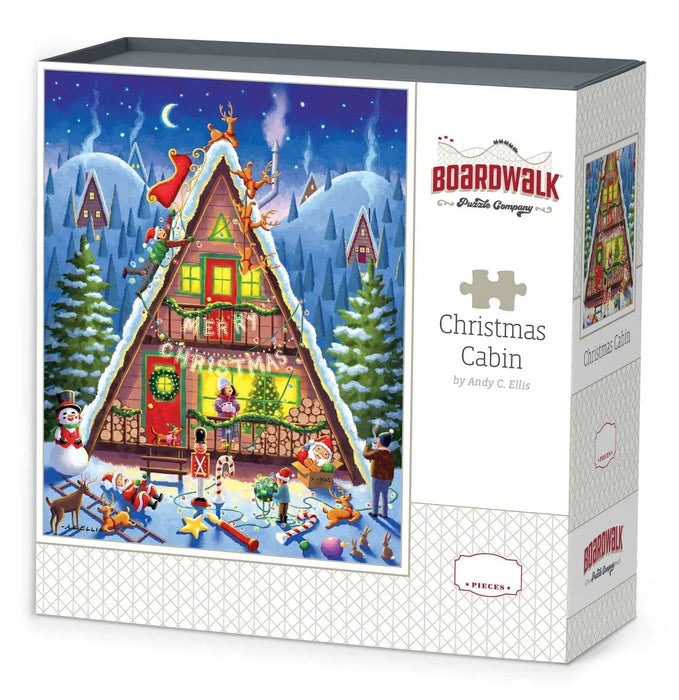 Boardwalk 1000 Piece Jigsaw Puzzle - Christmas Cabin