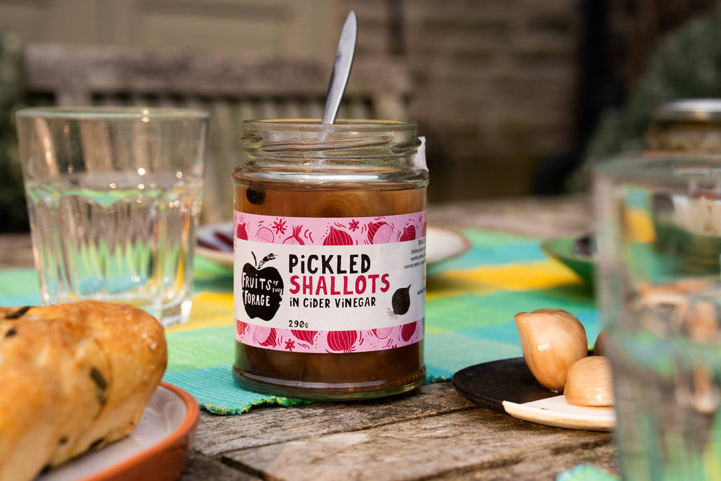 Fruits of the Forage - Pickled Shallots In Cider Vinegar (290g)