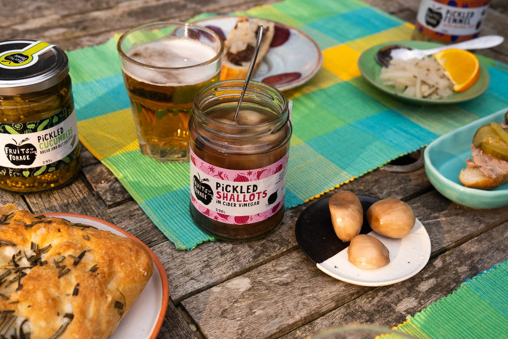 Fruits of the Forage - Pickled Shallots In Cider Vinegar (290g)