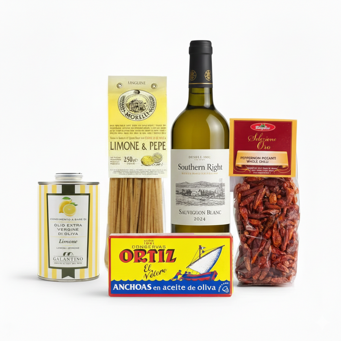 Gourmet Italian Lemon and Anchovy Pasta Experience Bundle