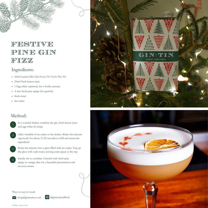 Gin In A Tin – Festive Pine Gin (50cl)
