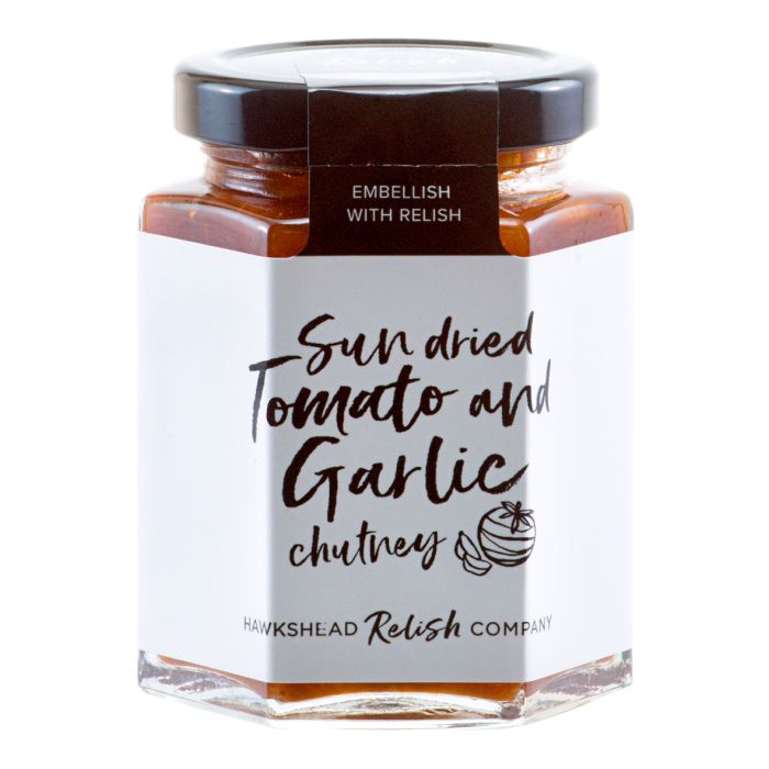 Hawkshead Relish - Sun Dried Tomato & Garlic Chutney (195g)
