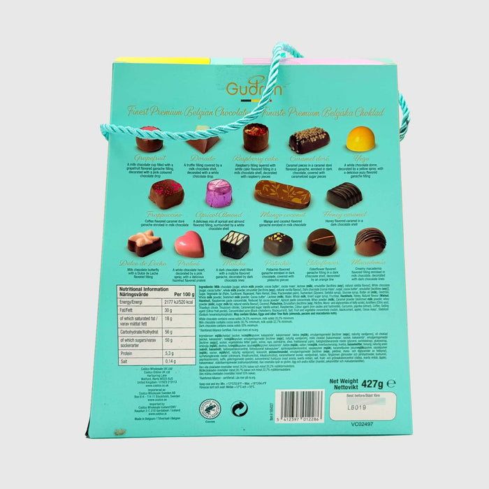Gudrun Finest Belgian Chocolates Gift Box in Teal (427g)