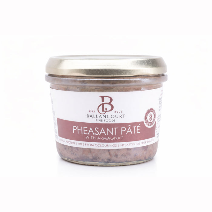 Ballancourt Pheasant Pate with Armagnac (180g)
