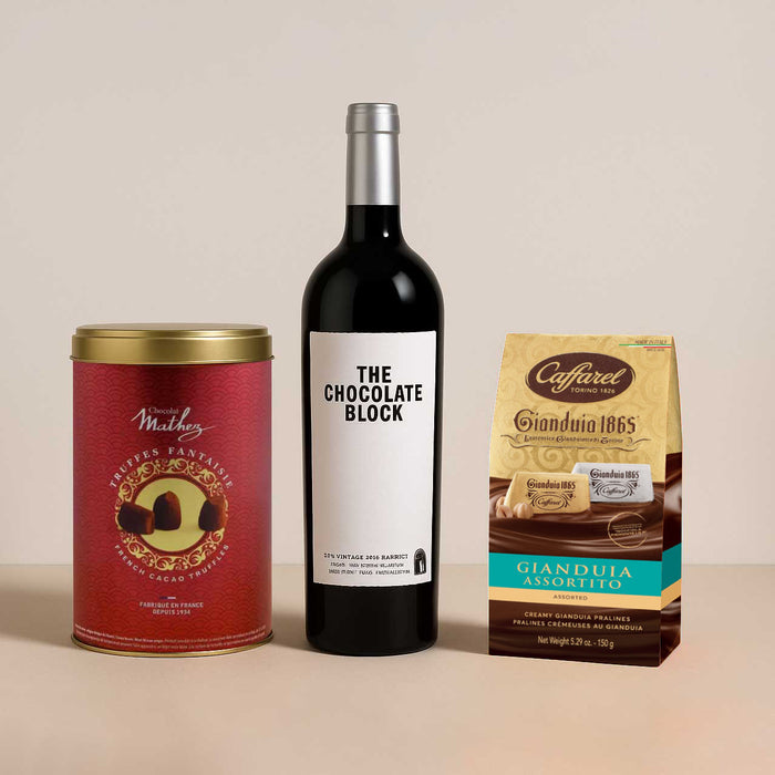 Chocolate & wine Lover's Gift Set