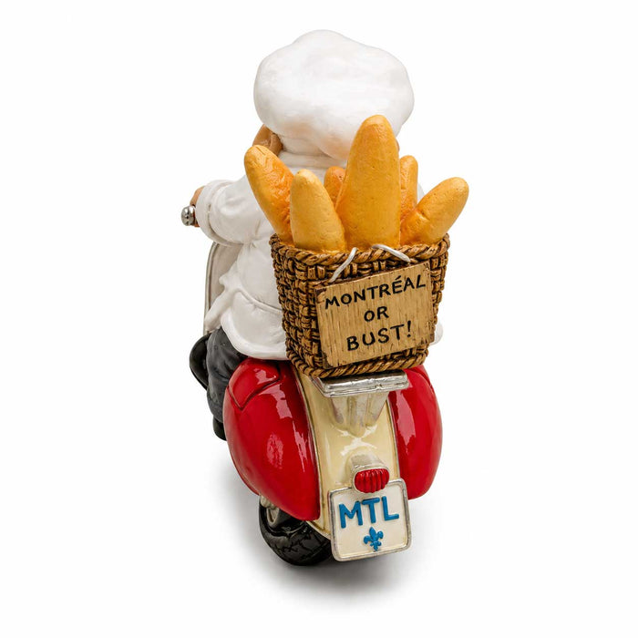 Bakery Chef on a Scooter Figurine (13cm)