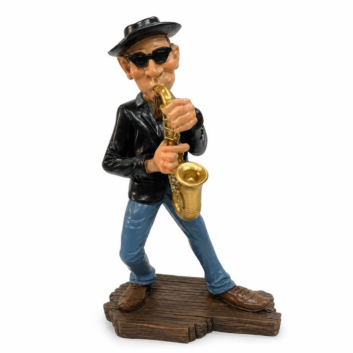 Rock Saxophonist Figurine (19cm)
