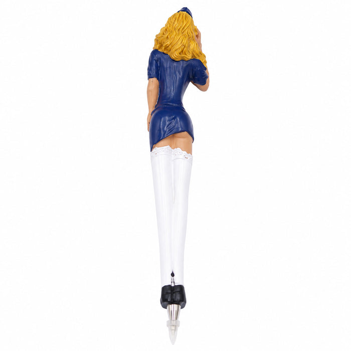 Flight Attendant Pen - Blue (14cm)