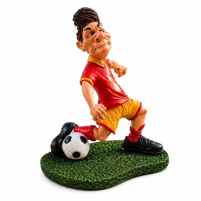 Yellow and Red Football Player Figurine (17cm)