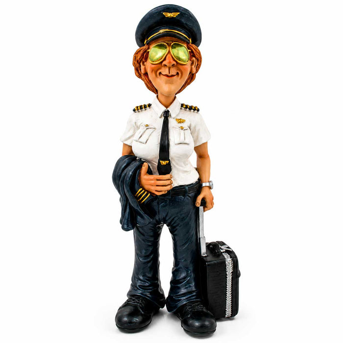Pilot with Suitcase Figurine (25cm)